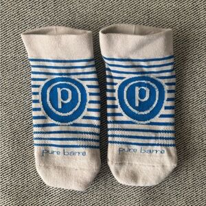 Pure Barre Striped Socks